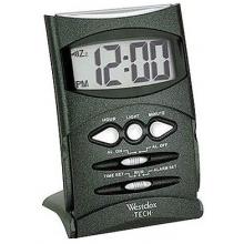 Westclox Voyager LCD Travel Black