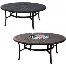 Darlee Elisabeth Aluminum Dining Table