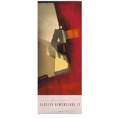 Sebastian Alterera - Elusive Dimensions IV Size 34.25x13.25 Poster Print
