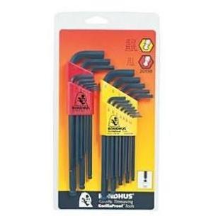 Bondhus Balldriver L-Wrench Double Pack - Metric & Inch Sets