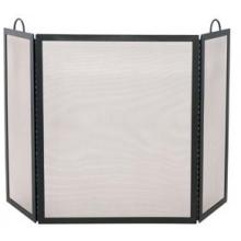 UniFlame 3 Fold Black Wrought Iron Large Screen