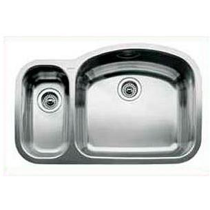 Blancowave 510-880R Stainless Steel Sink (Depth: 6in / 10in)