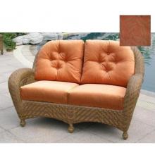 North Cape Deep Seating Love Seat Cushion ONLY Set (4) - Paprika Foliage