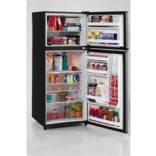 Avanti Refrigerator, 10 Cubic Feet - Black And Platinum