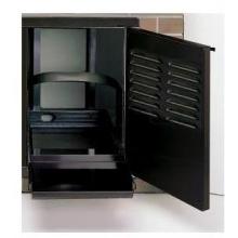 Fire Magic Legacy 20x14 Black Louvered Door W/ Tank Holder