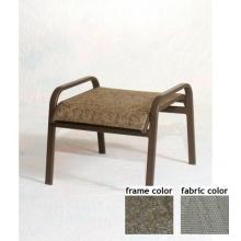 Siesta Aluminum Sling Ottoman With Scavo Bronze Frame And A0109 Fabric