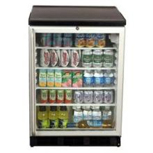 Summit Professional SCR600BL-BISH Under Counter Commercial Refrigerator W/ Glass Door