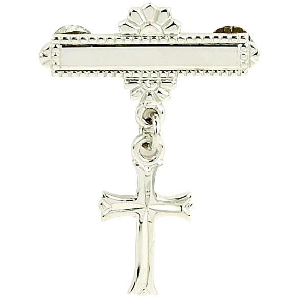 Elegant Baby Infant Pin With Cross