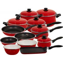 Provence Red Gloss Enamel On Steel 16 2 Pcs. Cookware Set