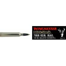 Winchester Ammo 7mm Remington Magnum By Winchester, 7mm Rem Mag, Supreme 140gr. Ballistic Silvertip, (Per 20)