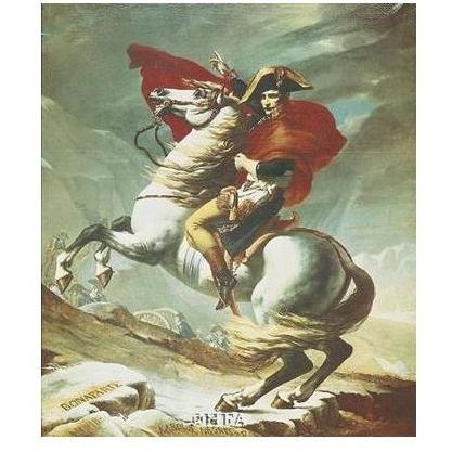 Bonaparte At Mont St. Bernard Poster Print by HAD
