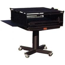 BBQ Guys Campground BBQ Charcoal Grill On Post - L-1500/ S B11