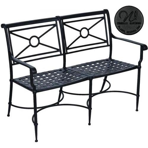 Windham Castings Windsor Settee Frame Only, Black