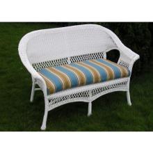 North Cape Portland Resin Wicker Loveseat - White
