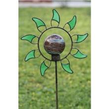 Alpine Glow In The Dark Stake - Brown With Glass Crown