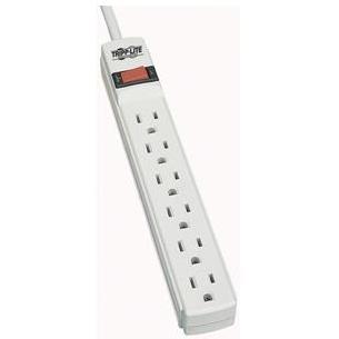 6-OUTLET SURGE SUPPRESSOR (BASIC PROTECTION, 2-FT CORD)