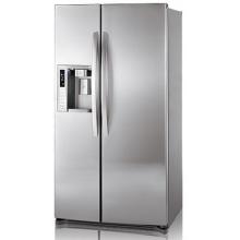 LG 27 Cuft Side-by-Side Refrigerator With SpacePlus Ice System - Stainless Steel