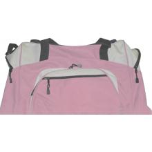Port & Company Colorblock Sport Duffel Bag - Light Pink/Grey