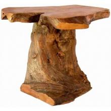 Groovy Stuff Bighorn Teak Wood Root End Table