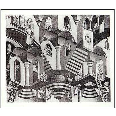 Concave And Convex Poster Print