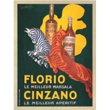 Florio E Cinzano Poster Print