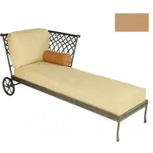 Windham Castings Provence Tailored Back Day Chaise Cushion , Canvas Wheat L