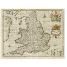 Anglia Map Poster Print