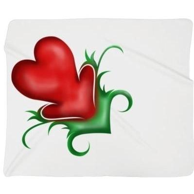 Heart Flower Blanket