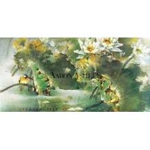 Lotus Pond Poster Print