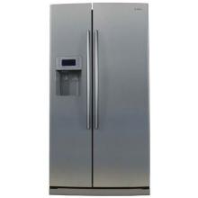 Samsung Refrigerator Side By Side, 27 Cu. Ft. Counter Depth, Platinum - Samsung RS277ACPN