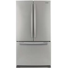 Samsung 26 Cu Ft. French Door Stainless Platinum Refrigerator With Power Freeze And Coolselect Pantry