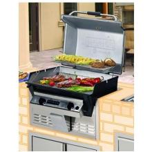 Broilmaster T3WN Deluxe Natural Gas Grill With Black Control Panel Built In