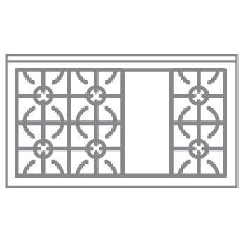DCS Gas Range 48 Inch Burner Configuration