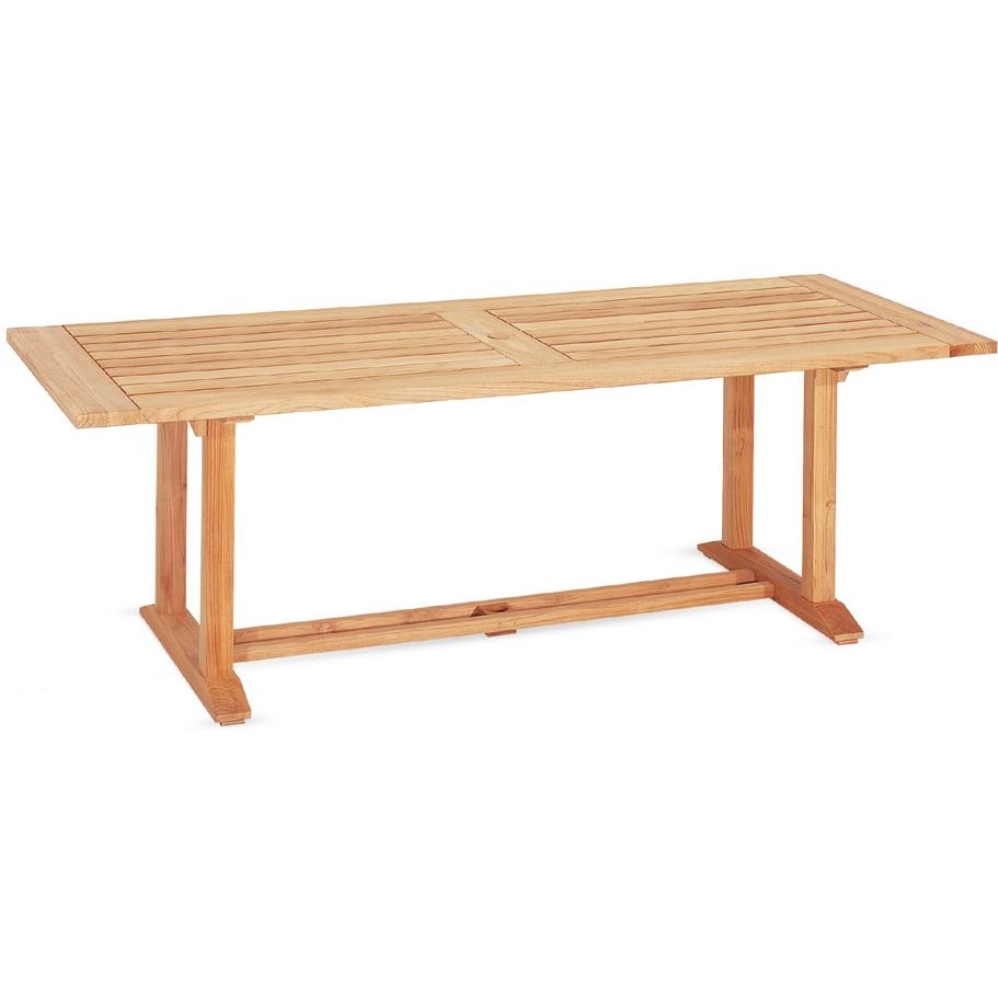Arthur Lauer Teak Wood Gallagher Banquet Table