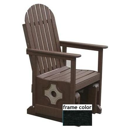 Eagle One Recycled Plastic Smithton Glider Chair - Black