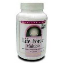 Source Naturals Life Force Multiple W/o Iron, 60 Tabs