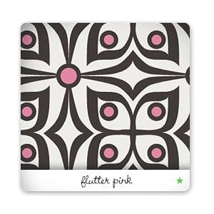 Baby Star Fitted Crib Sheet - Flutter Pink by Baby Star