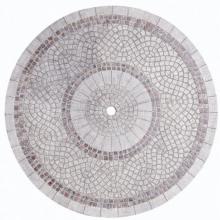 Suncoast 48 Inch Round Dining Artesia Cast Faux Mosaic Graystone Table Top