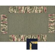 AMS Imports Outdoor Rug Ocean And Navy - 3 X 3