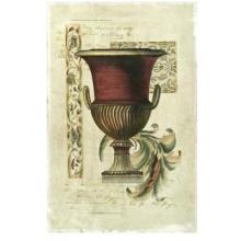 Crackled Transitional Urn II Poster Print