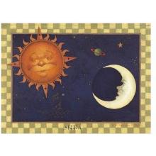 The Sun & Moon & Stars Poster Print