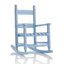 Elegant Baby Wooden Rocking Chair - Blue