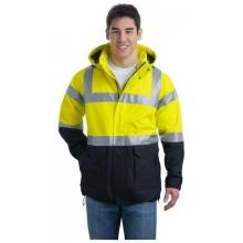Port Authority - Safety Heavyweight Parka 3XL - Safety Yellow/ Black/Reflective
