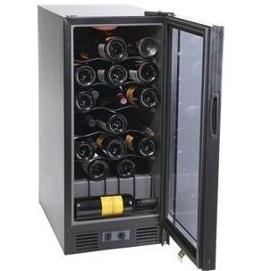 Hair HVC15BBH 31 Bottle Built-In Wine Cellar, Black