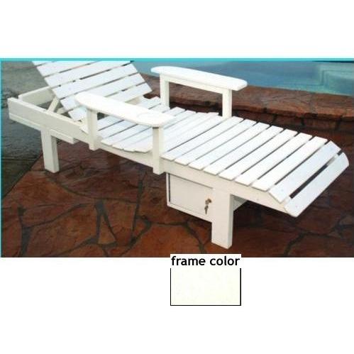 Eagle One Recycled Plastic Security Box For Avalon Lounge - White