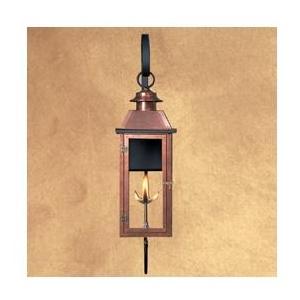 Legendary Lighting Vulcan 3 Copper Propane Gas Light With Wall Bracket And Electronic Ignition