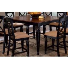 Hillsdale Northern Heights Counter Height Dining Table With 18 Inch Leaf - Cherry/black