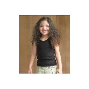 Bella Baby Toddler 2x1 Rib Tank Top 2T - Black