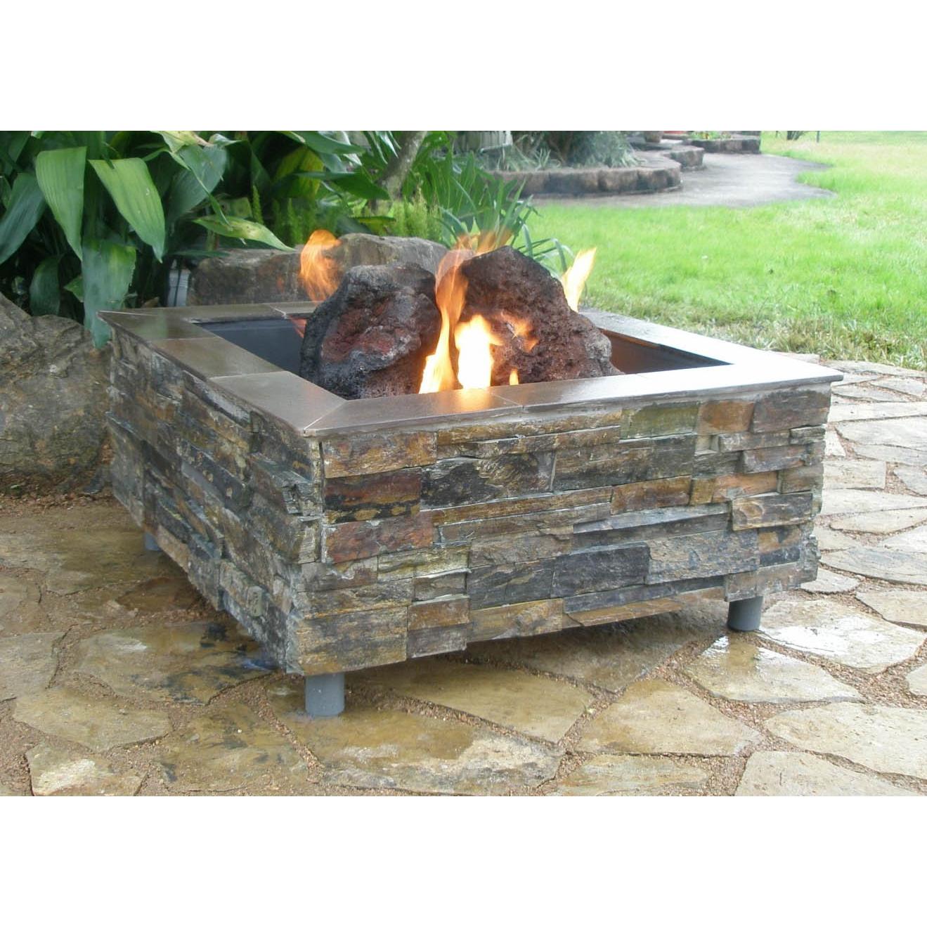 FireScapes The Virginian Square Natural Gas Fire Pit
