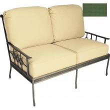 Windham Castings Provence Tailored Back Loveseat Cushion , Dupione Palm L